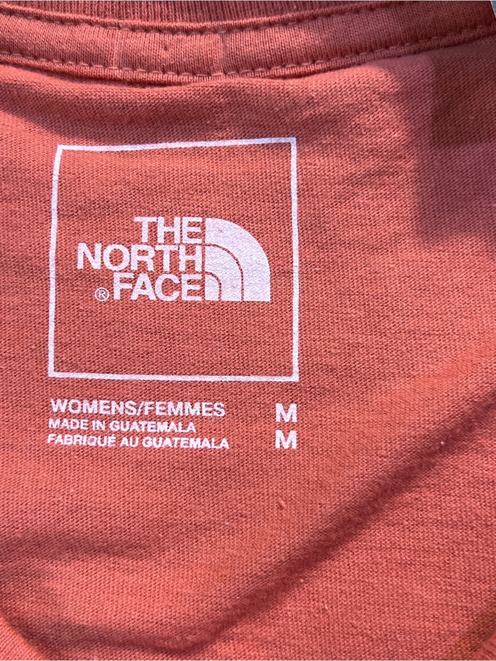 The North Face Evo Edge Short Sleeve Tee Women’s Medium Mars Dust Orange Relaxed - Picture 9 of 10